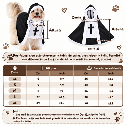Disfraz de mascota sagrado